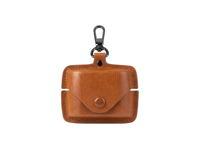 for Sony WF-1000XM6 Leather Case with Keychain Lock, Stylish Retro PU Leather Wireless Charging Earbuds Protective Cover for WF-1000XM6 (2026) for...