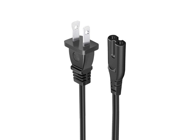 Power Cable AC 8.2Ft Cord Replacement for HP Tango X Smart Printer 2 Prong Replacement for HP Tango AC Power Cord, Direct Plug-In Replacement