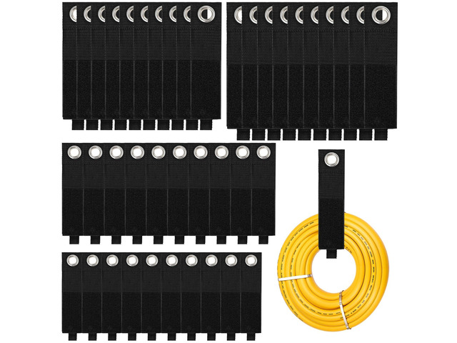 40 Pcs Extension Cord Holder Organizer, Heavy Duty Storage Straps, Hanging Extension Cord Organizer for Cable Management & Storage On Garage Wall,...