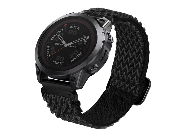 Upgraded Quick Fit 22mm Elastic Band for Garmin Fenix 8 47mm/ Instinct 3 45mm/ Fenix 7/6/5, Soft Stretchy Loop Nylon Wristband Strap for epix...
