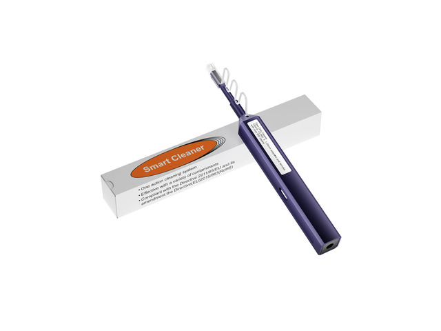 LC Fiber Cleaning Pen, LC One Click Cleaner, LC/MU 1.25mm Ferrule 800+ Cleans, One-Push Fiber Cleaner Tool for LC/UPC & LC/APC Optical...