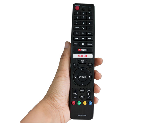 Replacement Remote Control Compatible for GB345WJSA GB346WJSA Sharp TV 4T-C70BK2UD with Netflix YouTube