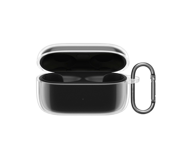 Earphones Case for Technics EAH-AZ100 Case - Clear TPU Silicone Earbuds Cover - Transparent