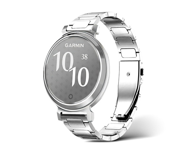 ] Metal Band for Garmin Lily 2 Active/Sport/Classic, 14mm Solid Stainless Steel Wristband, Quick Release Strap, Adjustable Exquisite Replacement...