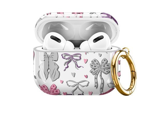 for Cute Airpods Pro 3 Case Clear, Soft TPU Air Pods Pro 3rd Generation Cover Protective Skin Girl Women with Gold Keychain for iPod Pro 3 Gen 2025... for Cute Airpods Pro 3 Case Clear, Soft TPU Air Pods Pro 3rd Generation Cover Protective Skin Girl Women with Gold Keychain for iPod Pro 3 Gen 2025...