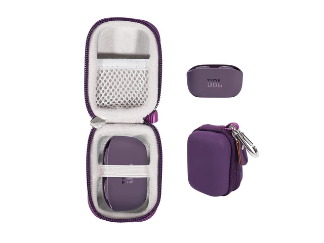 Case for JBL Vibe Buds - True Wireless Earbuds, JBL Vibe 100 TWS - True Wireless in-Ear Headphones (Purple)