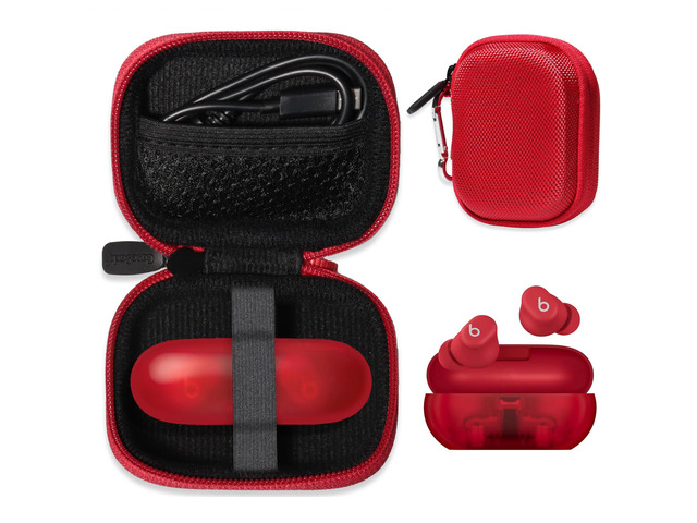 Case for Beats Solo Buds - Wireless Bluetooth Earbuds (Red)
