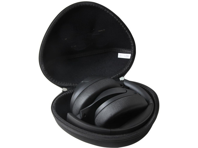 Hard Travel Case for BERIBES/TOZO HT3 / TOZO HT2 Hybrid Active Noise Cancelling Headphones (Black)