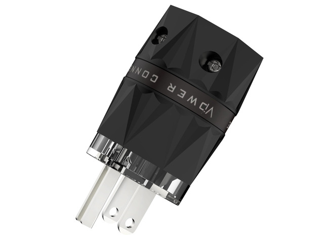HiFi Power Plug, Silver-Plated Pure Copper, VM503S, Non-Magnetic, 15A/125V AC Mains Plug, Audio Grade Power Plug, Set Screws, Hi-End US Power...