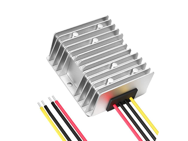 DC 12v to 24v Converter 15A 360W, Heavy Duty Step Up Waterproof Transformer DC Power Adapter Converter for Car Truck Vehicle Boat Motor Solar System