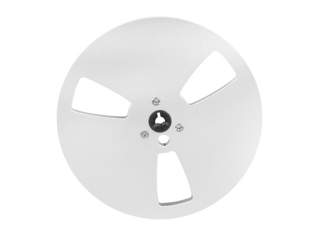 1/4 7 Inch Nab Aluminum Metal Reel, Aluminum Alloy Universal Empty Take Up Reel to Reel, Small Hub for TEAC/ReVox Studer, 3 hold