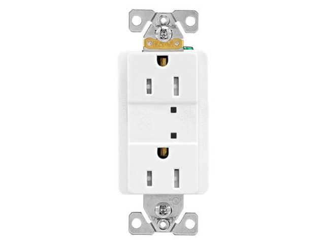 Wiring Devices TR5260WS-SP-L - Surge RECP TR 15A 125V LED WH - 1EA