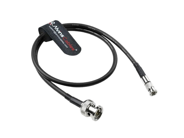 Micro BNC to BNC Cable 12G-SDI High Speed 4K UHD Video Coaxial Cable, 75 Ohm Ultra-Soft for Blackmagic Video Assist 5' Monitor 50CM 19.7inches
