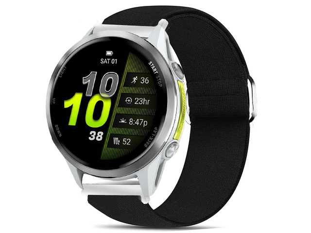 Compatible with Garmin Forerunner 970 bands, Quick Release Stretch Elastics Nylon Adjustable Replacement Strap Accessories for Men & Women...