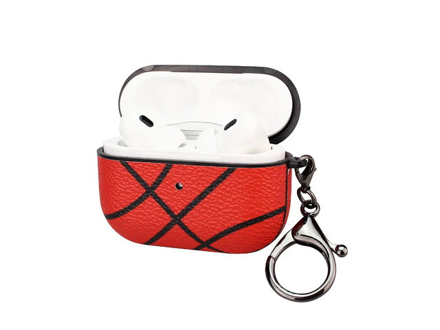 Case for AirPods pro 2, Full Protective Durable Basketball Case for Apple AirPods pro 2 Charging,Case Cover with Keychain
