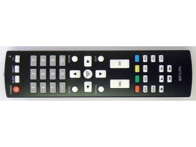 Replacement Remote BR1LPH for Hotel, Hospitality and Healthcare LG TVs