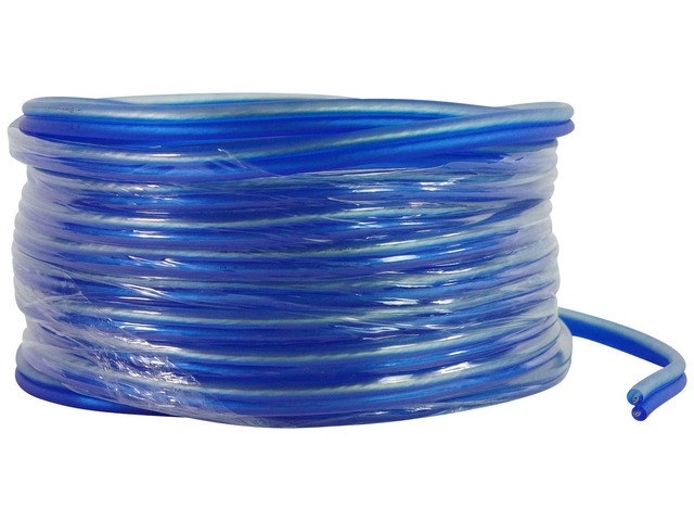 Blue 16G25 OFC 16 Gauge 25 Ft 100% Copper Speaker Wire Car/Marine/Home Audio, Tinned for Corrosion Resistance, Super-Flex Design, Foot Markers,...
