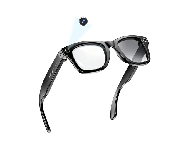 AI Smart Glasses with Camera, 1080P HD POV First-Person View Video Recording and Translator, AI Object Recognition, Bluetooth Audio, 290mAh...