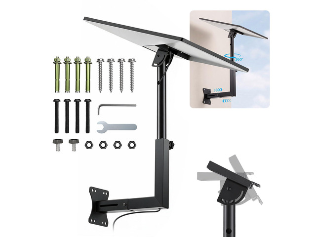 Starlink Mount for Standard 4/4X/Gen 3 Adjustable Starlink Wall Mount Wall Mount Gen 3/V3 with Telescoping Arm, Rustproof, Weatherproof for...
