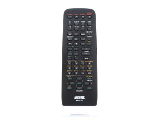 RRAV300 for Yamaha Receiver Remote Control Replaces RAV300, HTR-5630, YHT-550, RX-V350, YHT-150, HTR-5730, DSP-AX340, DSP-AX440, YHT-670,...