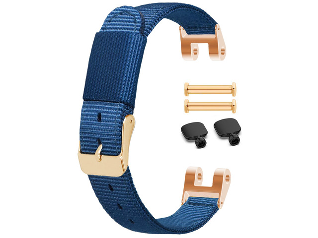 Bands Fit for Garmin Lily Bands Women with 2x Screws and Wrench Removal Tools, 14.2mm Width Soft Nylon Replacement Watch Straps Fit for Garmin LilY...