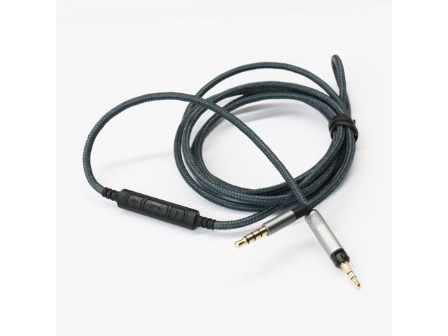 3.5mm to 2.5mm Male Audio Cable Compatible with Audio Technica ATH-M50x(2.5mm Port), ATH-M40x, ATH-M70x, ATH-M60X Headphone, Remote Volume Mic...