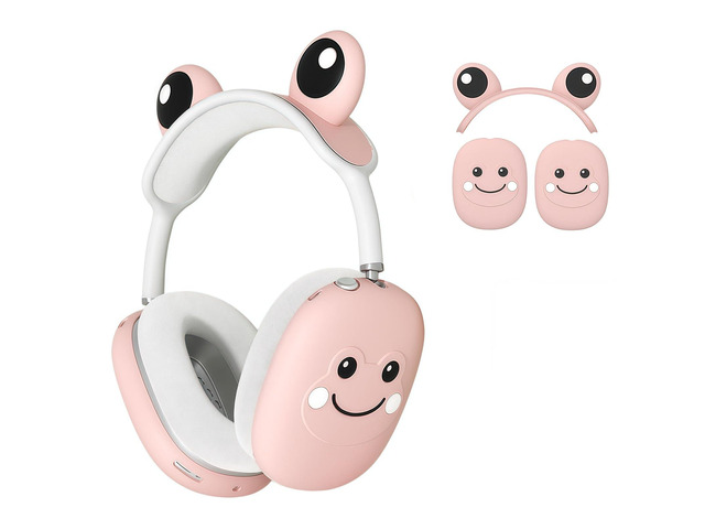 Case Cover Compatible with AirPods Max 2/1, Ear Pad Case/Ear Cups/Headband Cover for AirPod Max (2026/2024/2020), Cute Cartoon Frog Headphones...