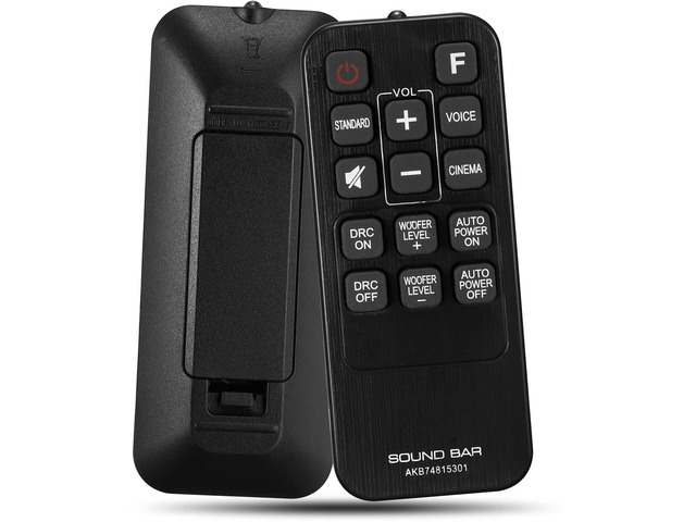 New SoundBar Remote Control for LG LAS465B LAS475B SH3K LAS454 LAS454B
