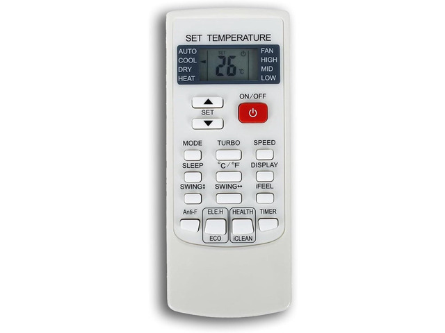 Replacement Remote Control for AUX Air Conditioner YKR-H/002E YKR-H/006E Mini Split for Costway 12000 btu mini Split
