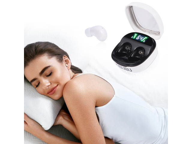 Air 10 Mini Wireless Sleep Earbuds with LED Display & Charging Case 42 dB Noise Cancellation, Ultra-Mini & Invisible Fit, Ultra-Light 2.3 g...