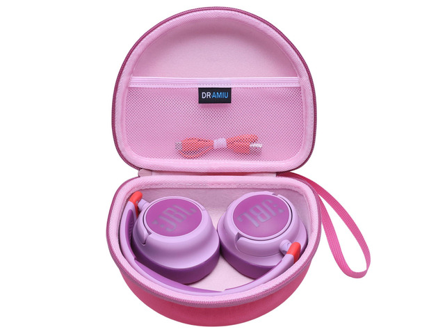 Hard Case for JBL Junior 470NC/320/320BTJR 460NC Kids Headphone Rose Pink for iClever BTH12 HS19 BTH20 BTH22 BTH26/Candy...