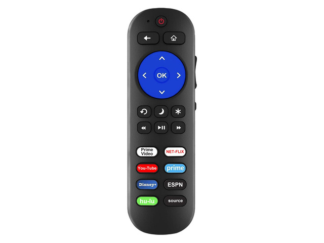 Pack of 2 IR Remote for Roku TV Remote, for All Roku Built-in TV, for...