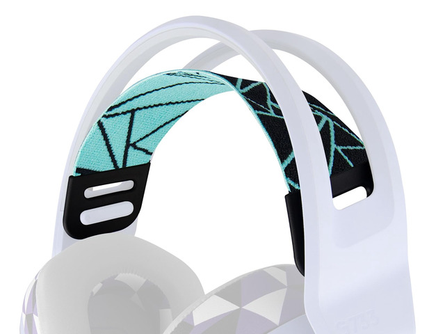 Headband Cover for Logitech G733/G535/G335 Gaming Headsets, Replacement Headstrap Pad Repair Part - Green Line