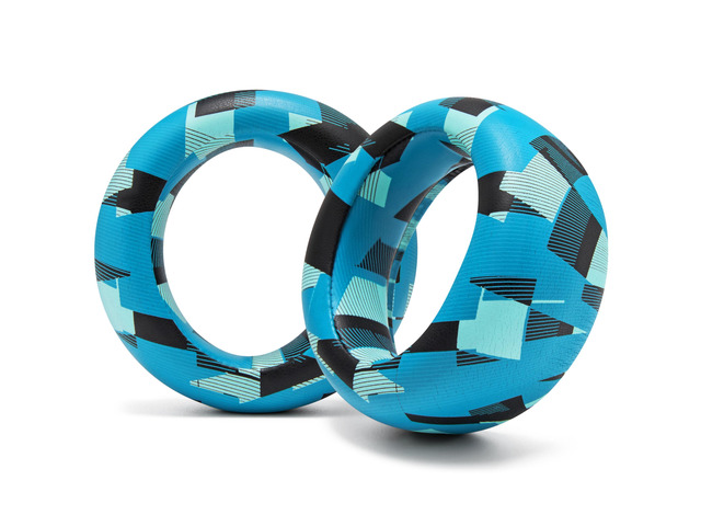 PadZ Pulse Elite - PU Leather Earpads for PS5 Pulse Elite Made by Wicked Cushions Thicker Cushion & Wider Opening Cyan Prism
