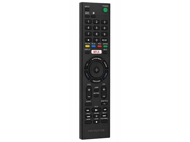 Replacement TV Remote Control for Sony KDL-40W600B XBR-55X850D KDL-48W600B XBR-65X850D XBR-65X900E XBR-55X900EXBR-65X900F TV Model Numbers
