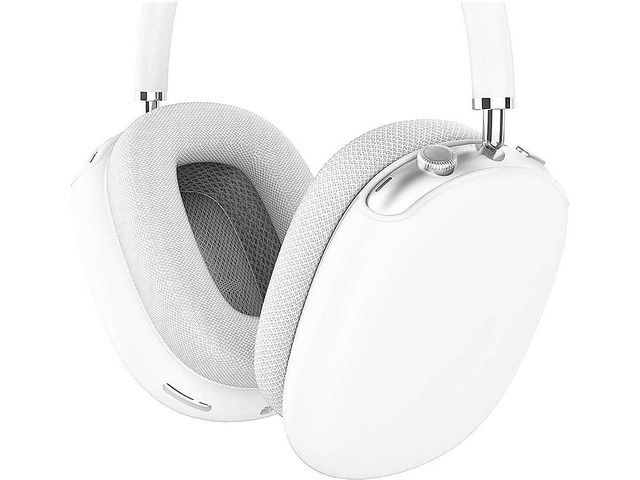 SaharaCase Liquid Silicone Cover Case for Apple AirPods Max [Rugged] Headphone Protection Antislip Grip Slim (White)