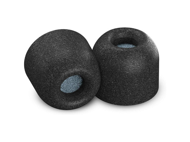 Sport Pro Memory Foam Replacement IEM Ear Tips, Black, Large 3 Pairs, for Jaybird, BlueBuds, Freedom & More, Superior Noise Isolation, Ultimate...