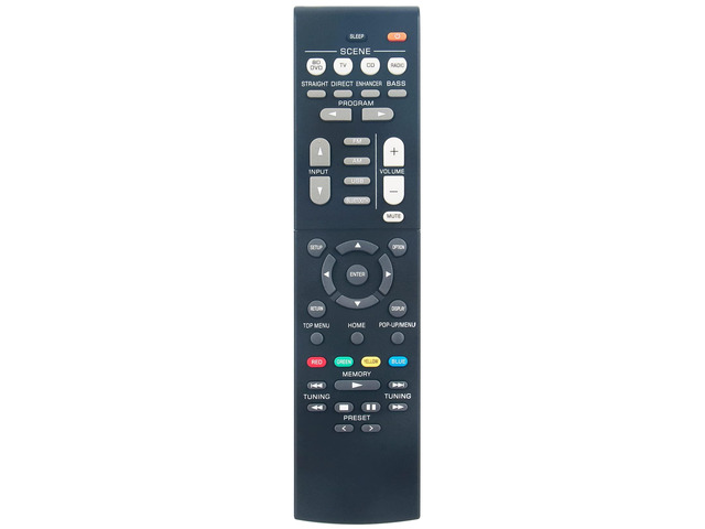 RAV561 ZZ43210 Replacement Remote Control Applicable for Yamaha AV Receiver RX-V385 HTR-3072 YHT-4950U YHT-4950UBL RX-V385BL RXV385 HTR3072...