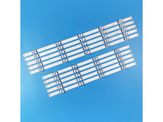 10pieces LED Backlight Strips for LG 50 TV DRT 3.0 LC500DUE 50LB5900 50LB6500 50LB6300 50LB5610 50LB653V 50LB650V 50LF5800 50LF6000 50LB570B...