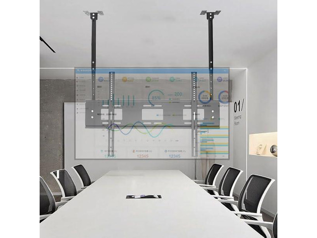 Ceiling tv Mount for 55-86 inch Flat Screen Displays, Height Adjustable,Tilt Ceiling Mount TV Bracket, Hanging tv Mount Holds up to 154lbs, Max...