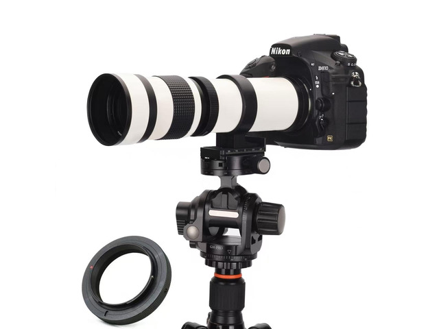 420-800mm f/8.3 Telephoto Zoom Lens EF/EF-S Mount for Canon EOS Rebel T7i/T7/T8i/T6i/T5/T3i/T2i/XSi/SL3/SL2 4000D 2000D 90D/80D/77D