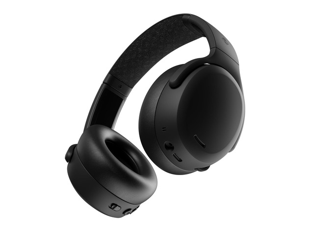 Crusher ANC 2 Noise Cancelling Wireless Headphones - True Black Multi-Sensory Crusher Bass, Over-Ear Fit, Bluetooth, 60 Hours Battery, Working...