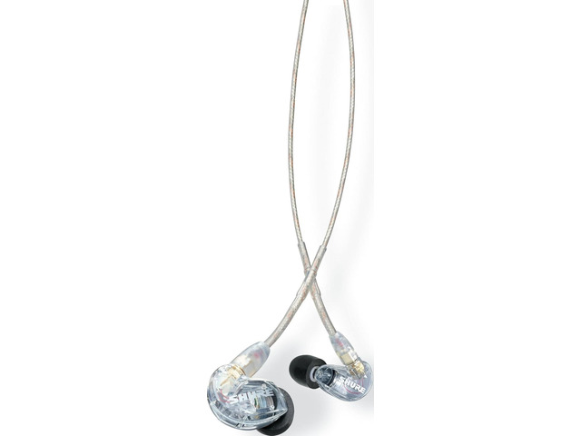 SE215 PRO Sound Isolating Wired Earbuds - Clear Professional in-ear monitors with deep bass, single dynamic driver, secure fit, detachable cable...