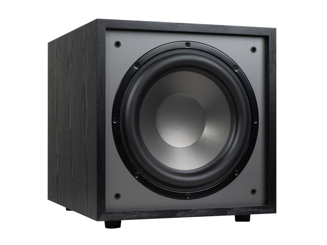 Classic CS1200 12' 200W Powered Subwoofer with Class-D Amplifier, Deep Bass and Clean Design for Home Theater & Music Black