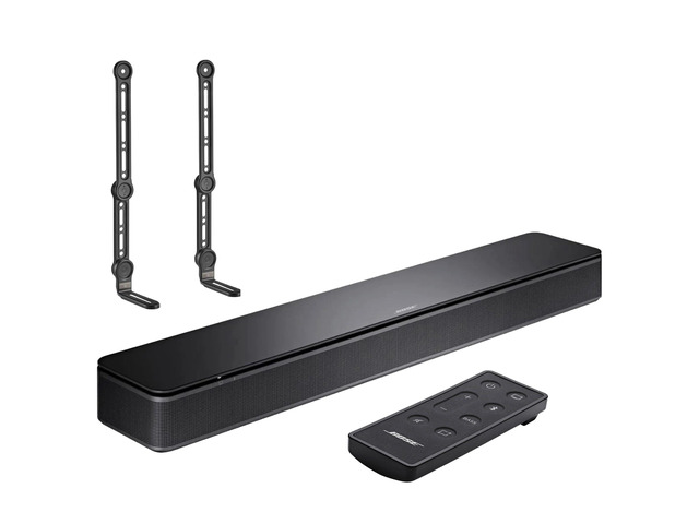 TV Speaker Soundbar with HDMI ARC and Mount Brackets Compact TV Soundbar Bundle With Dialogue Mode, Bluetooth And TV Mount Brackets