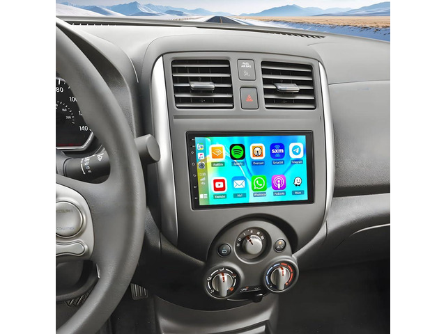 2G+64G Upgrade Car Stereo for Nissan Versa 2012-2019 with Carplay Android Auto for 12-19 Versa Radio 2 Din w/7' Touchscreen Bluetooth EQ GPS Navi...