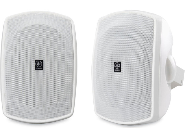 NS-AW390 All Weather Indoor/Outdoor 6.5-inch 2-Way Speakers includes Wall/Ceiling Mounts - Pair (White)