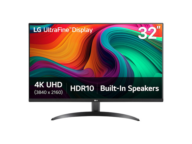 32UR500K-B Ultrafine 32-inch 4K UHD (3840x2160) Computer Monitor HDR10 Built-in Speaker x2 OnScreen Control Reader Mode Flicker Safe Borderless...