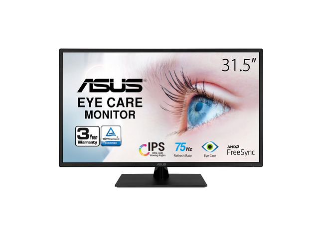 32 Inch 1080P Monitor (VA329HE) - Full HD, IPS, 75Hz, Adaptive-Sync, Eye Care, Low Blue Light, Flicker Free, HDMI, VGA, Wall Mountable, Tilt...