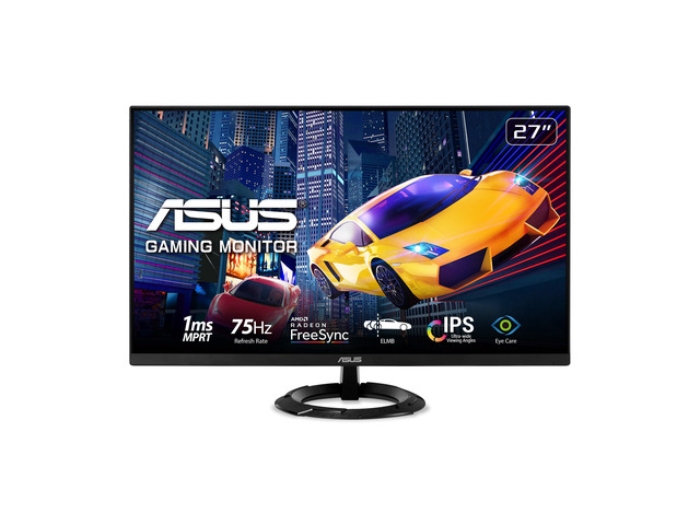 27 1080P Gaming Monitor (VZ279QG1R) - Full HD, IPS, 75Hz, 1ms, Extreme Low Motion Blur, FreeSync, Eye Care, DisplayPort, HDMI, Tilt Adjustable,...